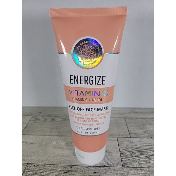 My Beauty Spot ENERGIZE Vitamin C + Neroli Peel-off Face Mask 6.7oz new sealed - Picture 1 of 4